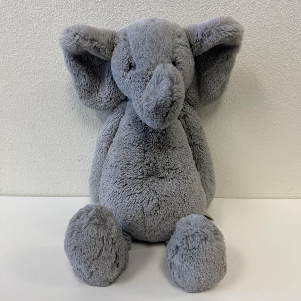 Jellycat "Bashful Elephant" Luxury Baby Childrens Plush Stuffy 12" RETIRED
